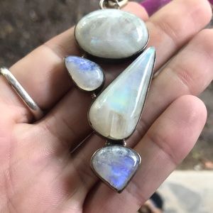 Magical Moonstone Goddess Pendant